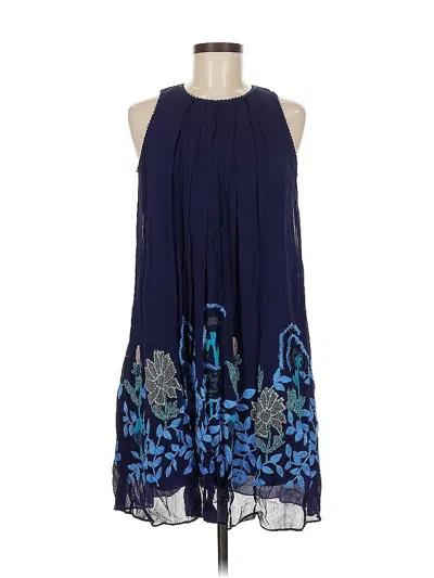 Pre-owned Assorted Brands Cocktail Dress In Blue