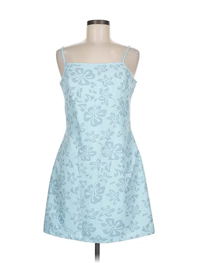 Pre-owned Assorted Brands Cocktail Dress In Blue