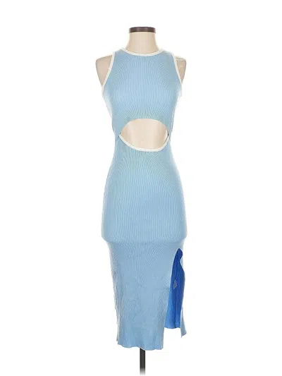 Pre-owned Assorted Brands Cocktail Dress In Blue