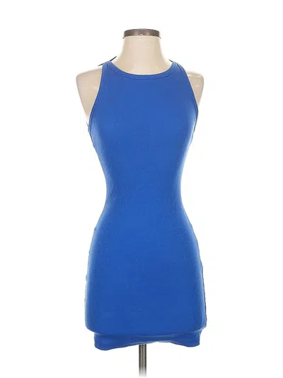 Pre-owned Assorted Brands Cocktail Dress In Blue