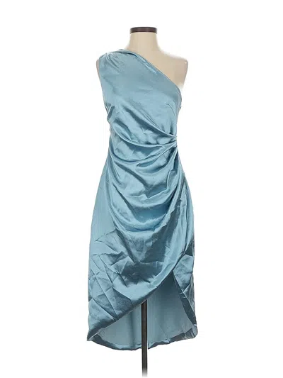 Pre-owned Assorted Brands Cocktail Dress In Blue