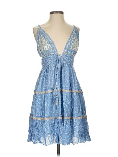 Pre-owned Assorted Brands Cocktail Dress In Blue