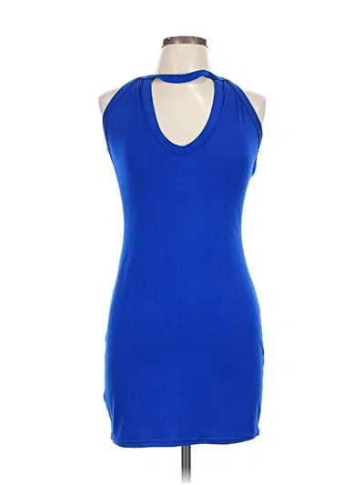 Pre-owned Assorted Brands Cocktail Dress In Blue