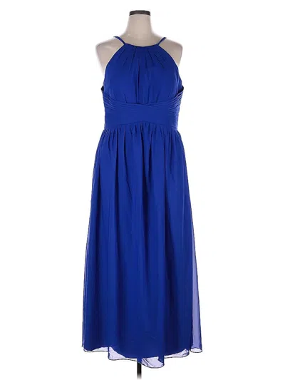 Pre-owned Assorted Brands Cocktail Dress In Blue