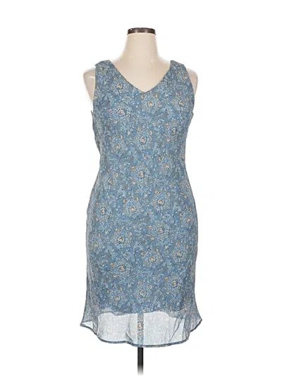 Pre-owned Assorted Brands Cocktail Dress In Blue