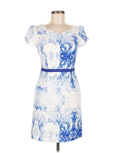 Pre-owned Assorted Brands Cocktail Dress In Blue