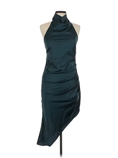 Pre-owned Assorted Brands Cocktail Dress In Blue