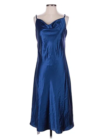 Pre-owned Assorted Brands Cocktail Dress In Blue