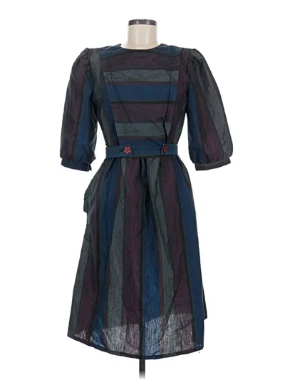 Pre-owned Assorted Brands Cocktail Dress In Blue