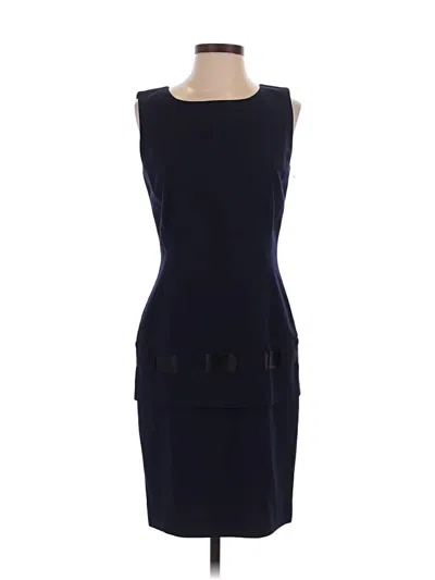 Pre-owned Assorted Brands Cocktail Dress In Blue