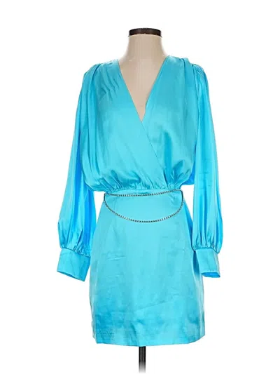Pre-owned Assorted Brands Cocktail Dress In Blue