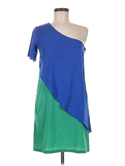 Pre-owned Assorted Brands Cocktail Dress In Blue