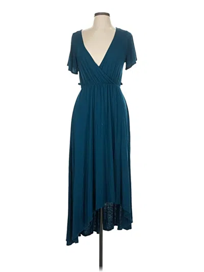 Pre-owned Assorted Brands Cocktail Dress In Blue