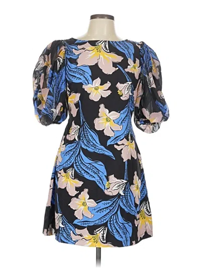 Pre-owned Assorted Brands Cocktail Dress In Blue