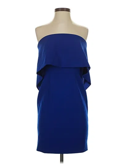 Pre-owned Assorted Brands Cocktail Dress In Blue