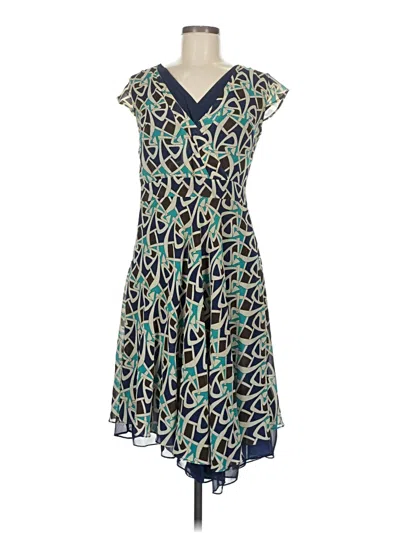 Pre-owned Assorted Brands Cocktail Dress In Blue