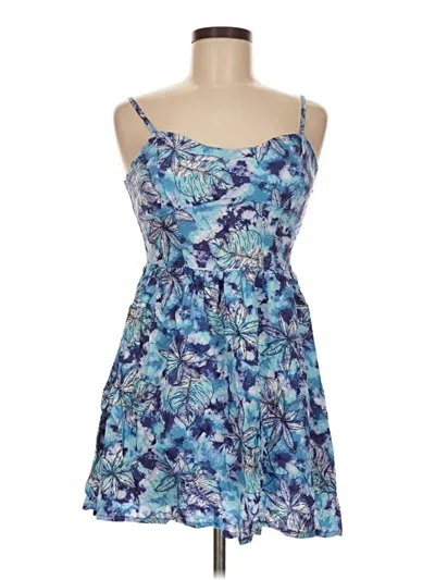 Pre-owned Assorted Brands Cocktail Dress In Blue