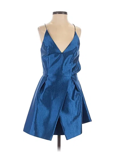 Pre-owned Assorted Brands Cocktail Dress In Blue