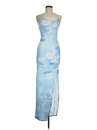 Pre-owned Assorted Brands Cocktail Dress In Blue
