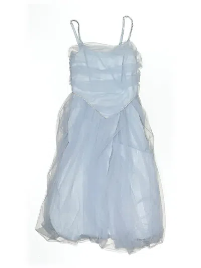 Pre-owned Assorted Brands Cocktail Dress In Blue