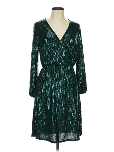 Pre-owned Assorted Brands Cocktail Dress In Blue