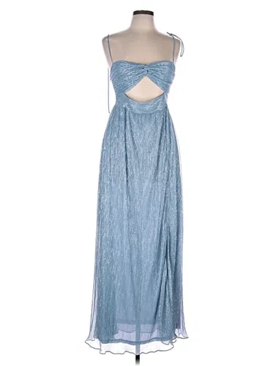 Pre-owned Assorted Brands Cocktail Dress In Blue