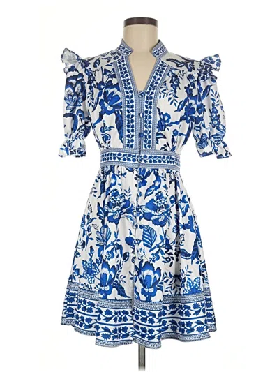 Pre-owned Assorted Brands Cocktail Dress In Blue