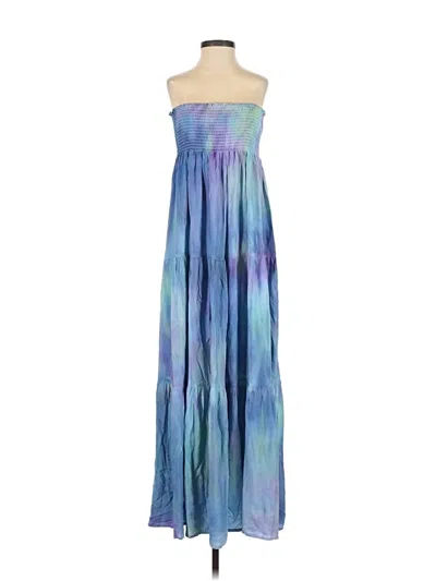 Pre-owned Assorted Brands Cocktail Dress In Blue