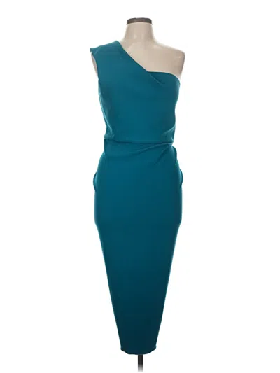 Pre-owned Assorted Brands Cocktail Dress In Blue