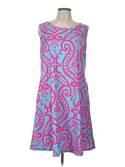 Pre-owned Assorted Brands Cocktail Dress In Blue
