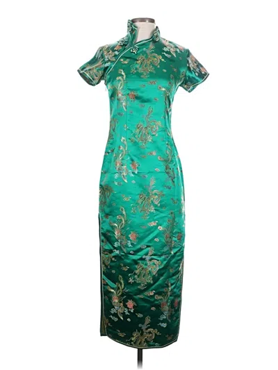 Pre-owned Assorted Brands Cocktail Dress In Blue
