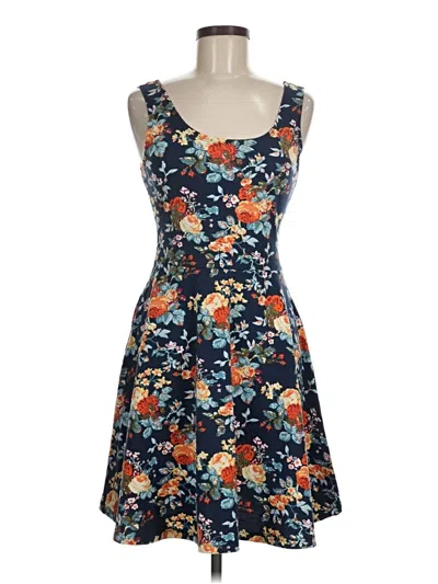Pre-owned Assorted Brands Cocktail Dress In Blue