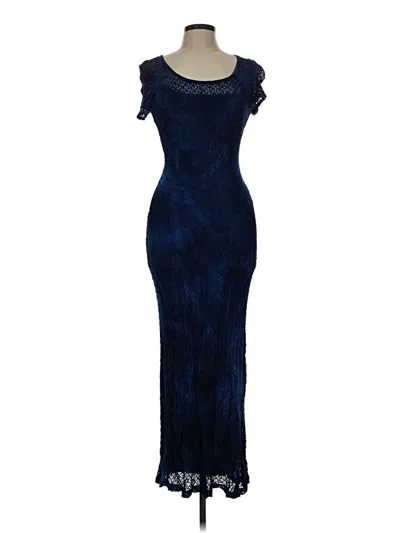 Pre-owned Assorted Brands Cocktail Dress In Blue