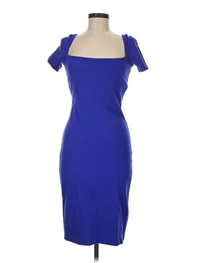 Pre-owned Assorted Brands Cocktail Dress In Blue