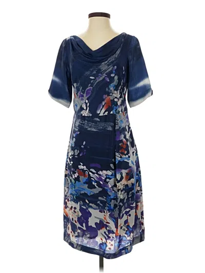 Pre-owned Assorted Brands Cocktail Dress In Blue
