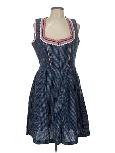 Pre-owned Assorted Brands Cocktail Dress In Blue