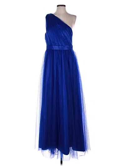 Pre-owned Assorted Brands Cocktail Dress In Blue