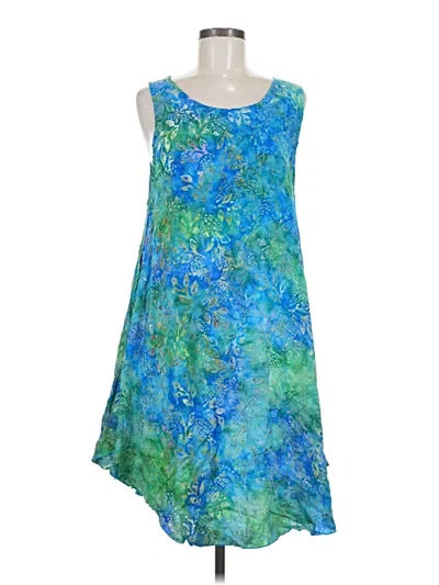 Pre-owned Assorted Brands Cocktail Dress In Blue