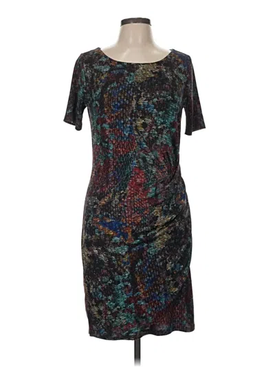 Pre-owned Assorted Brands Cocktail Dress In Blue