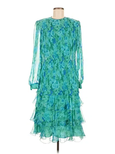 Pre-owned Assorted Brands Cocktail Dress In Blue