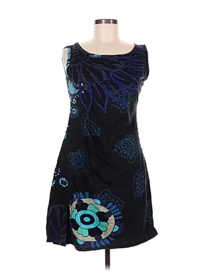 Pre-owned Assorted Brands Cocktail Dress In Blue