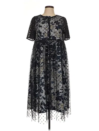 Pre-owned Assorted Brands Cocktail Dress In Blue