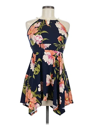 Pre-owned Assorted Brands Cocktail Dress In Blue