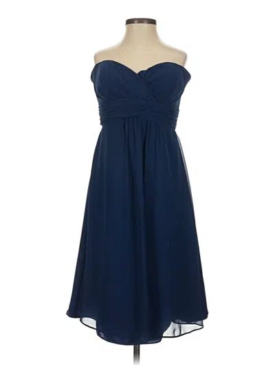 Pre-owned Assorted Brands Cocktail Dress In Blue