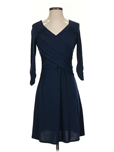 Pre-owned Assorted Brands Cocktail Dress In Blue