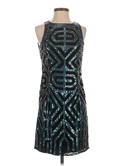 Pre-owned Assorted Brands Cocktail Dress In Blue