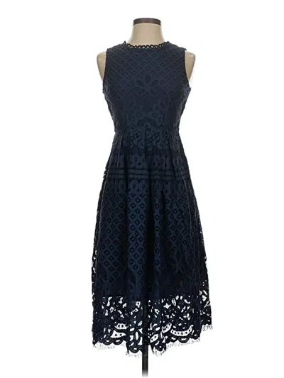 Pre-owned Assorted Brands Cocktail Dress In Blue