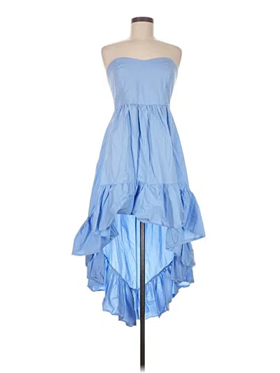 Pre-owned Assorted Brands Cocktail Dress In Blue