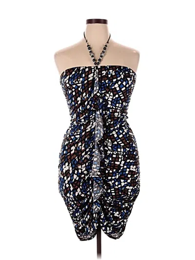 Pre-owned Assorted Brands Cocktail Dress In Blue
