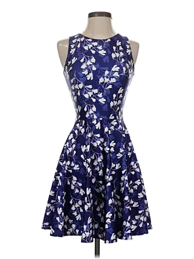 Pre-owned Assorted Brands Cocktail Dress In Blue